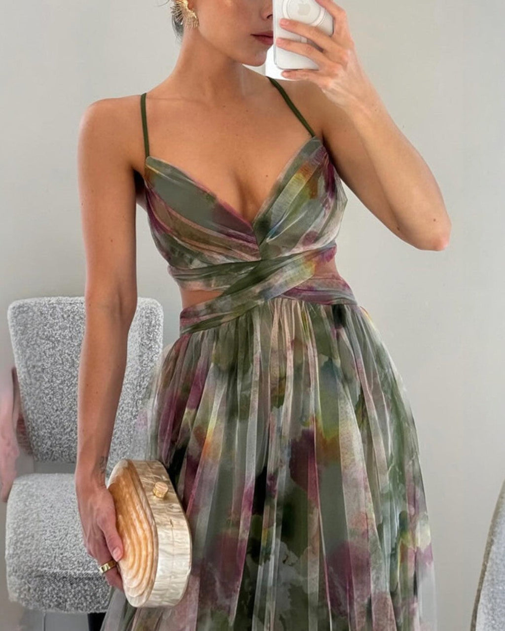 PENELOPE™ | ABITO MAXI IN SETA ELEGANTE