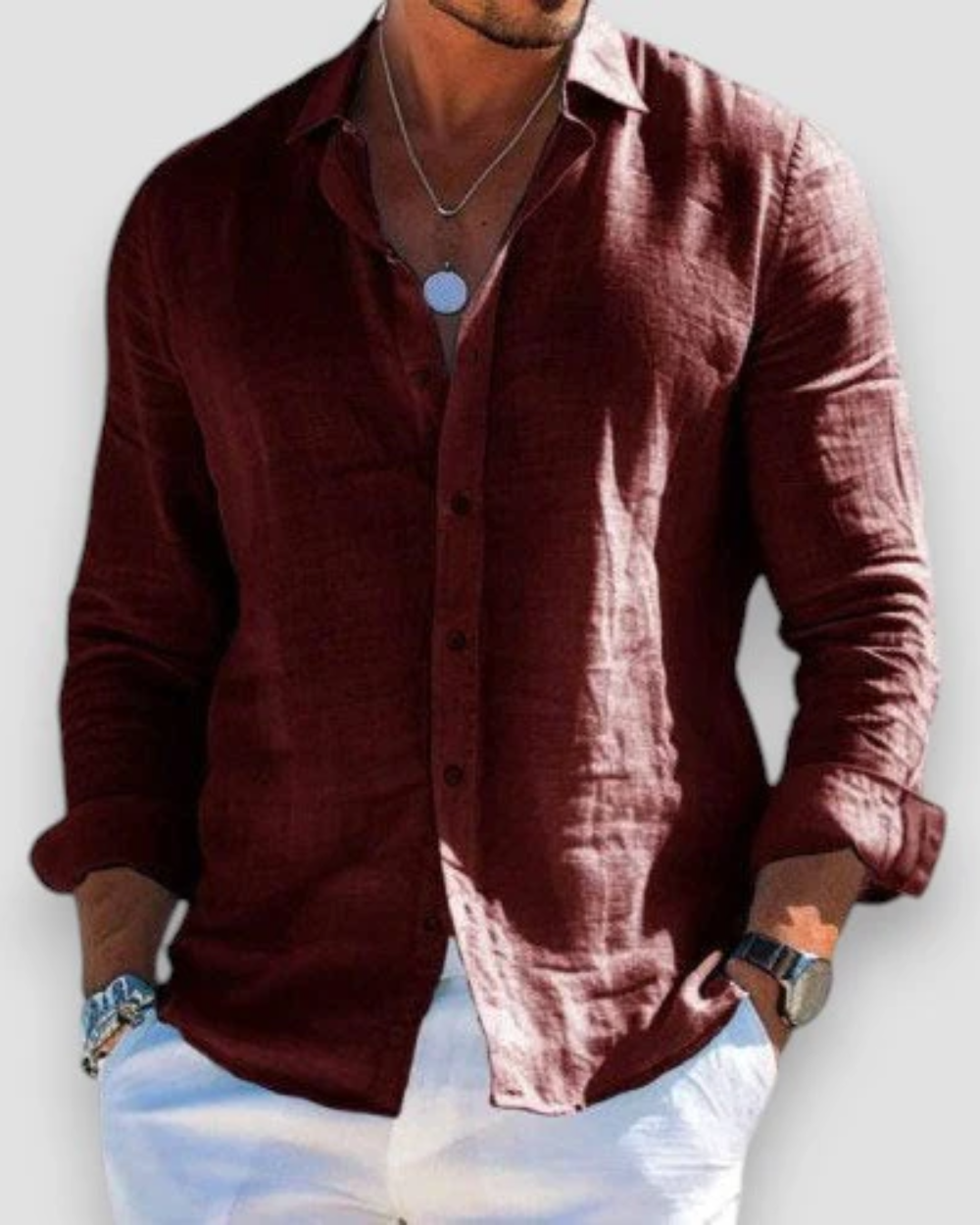 GIOVANNI™ - CAMICIA CASUAL IN LINO