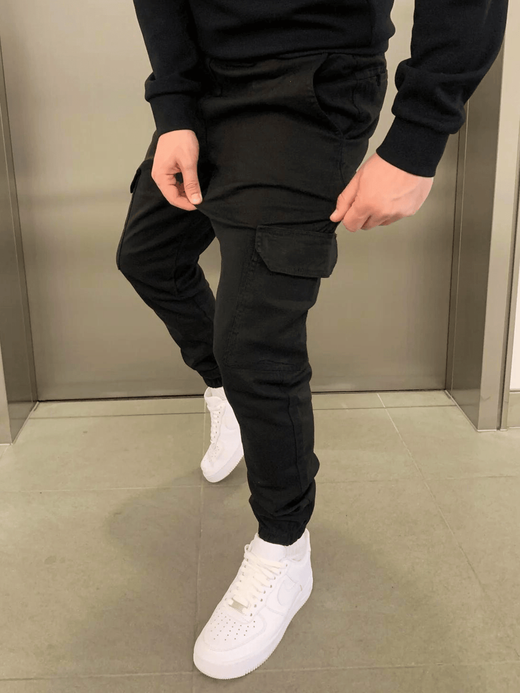 MARIO™ | PANTALONI CARGO CON FONDO ELASTICIZZATO
