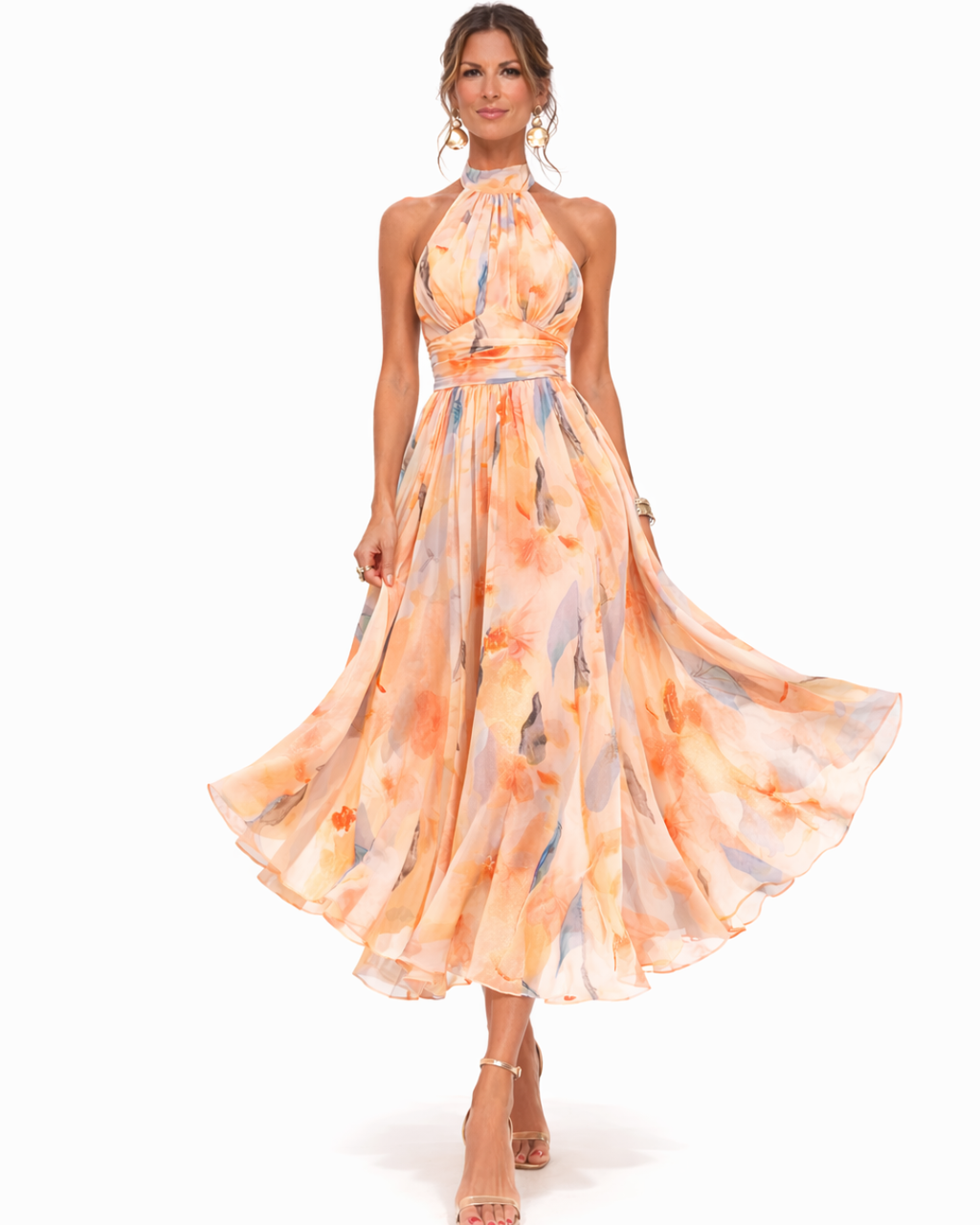MELISSA™ | ABITO HALTER IN SATIN ELEGANZA SENZA TEMPO
