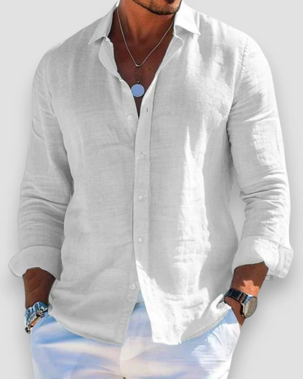 GIOVANNI™ - CAMICIA CASUAL IN LINO