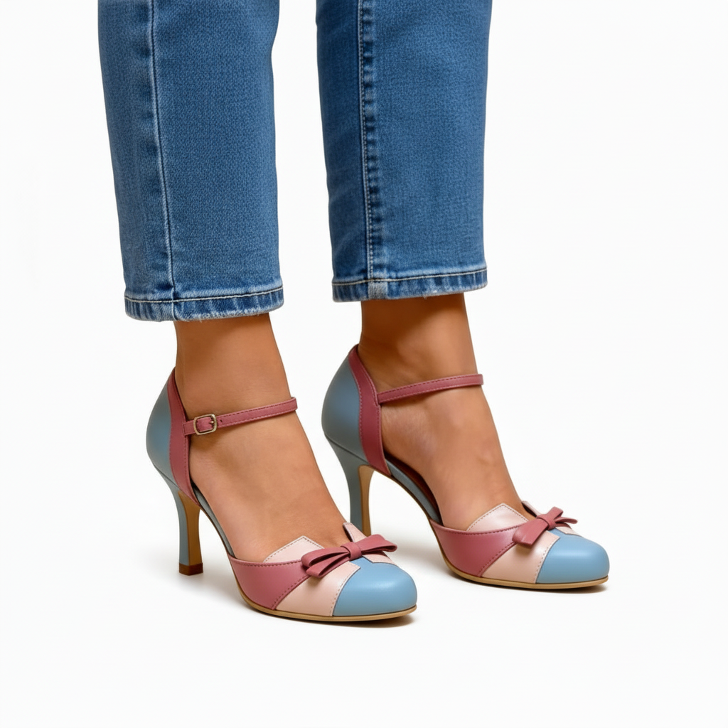 FEDERICA™ | DÉCOLLETÉ COLORATO CON TACCO