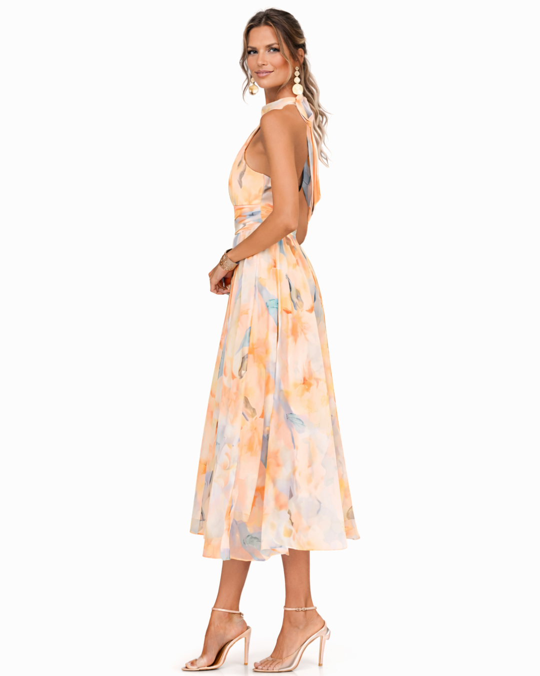 MELISSA™ | ABITO HALTER IN SATIN ELEGANZA SENZA TEMPO