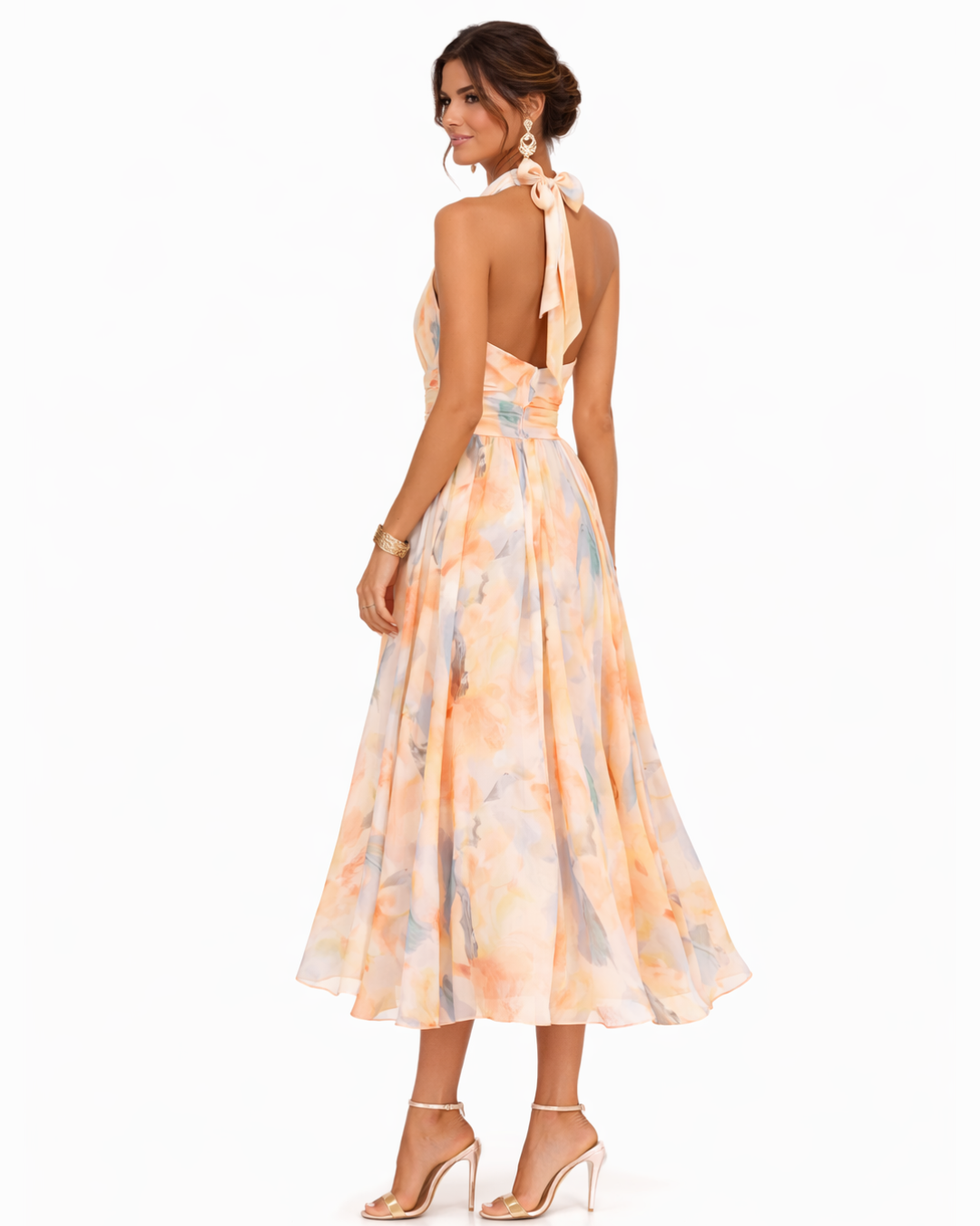 MELISSA™ | ABITO HALTER IN SATIN ELEGANZA SENZA TEMPO