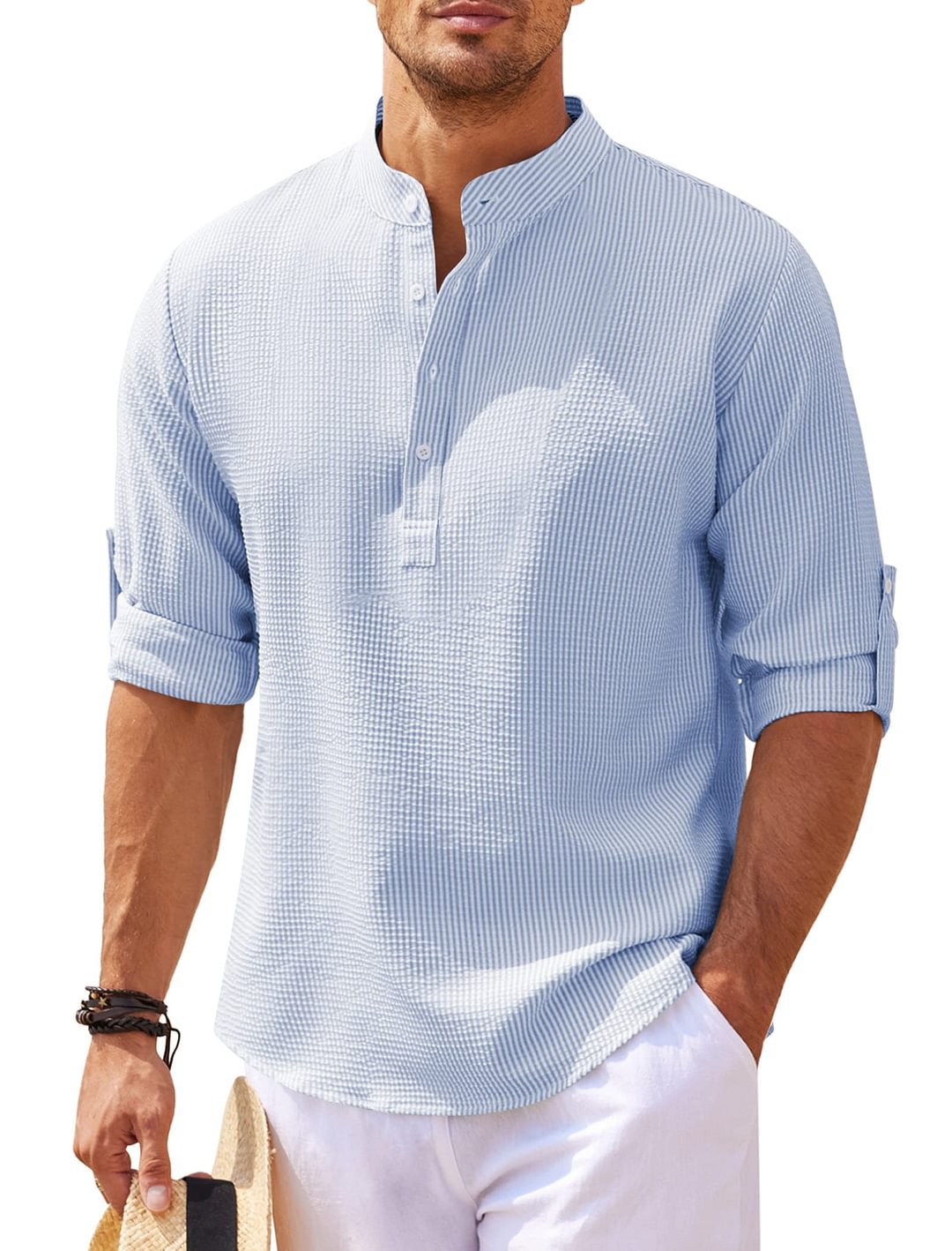 GIUSEPPE™ | CAMICIA IN LINO A MANICA LUNGA