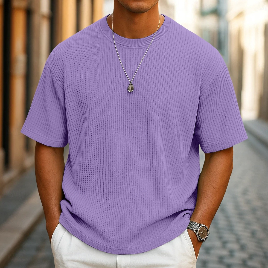 STEFANO™ | MAGLIETTA ESTIVA IN MAGLIA A NIDO D'APE