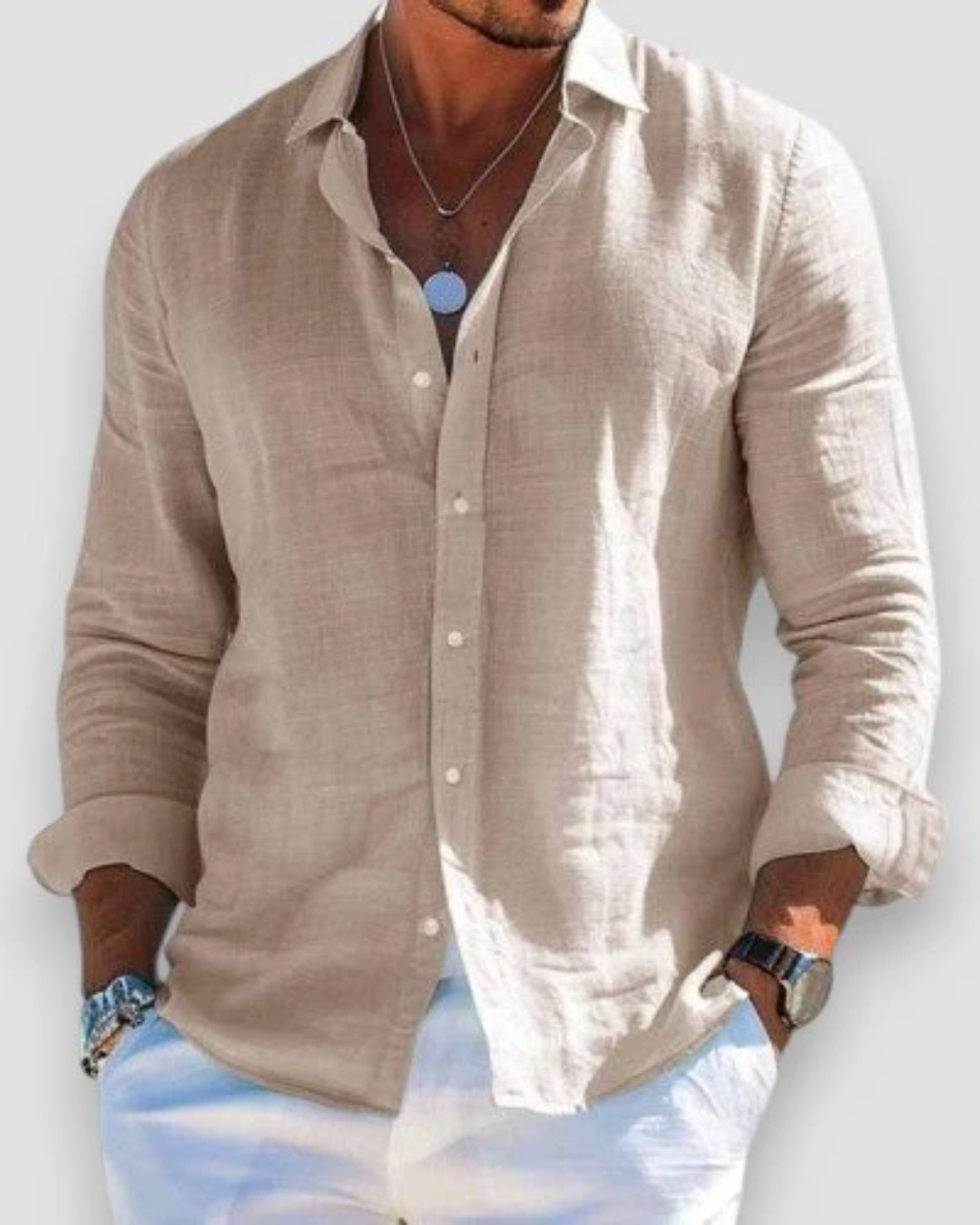 GIOVANNI™ - CAMICIA CASUAL IN LINO
