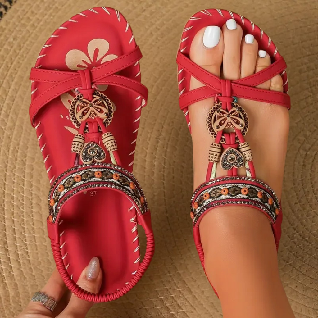 CLAUDIA™ | SANDALI ORTOPEDICI STILE IBIZA COMODI ED ELEGANTI