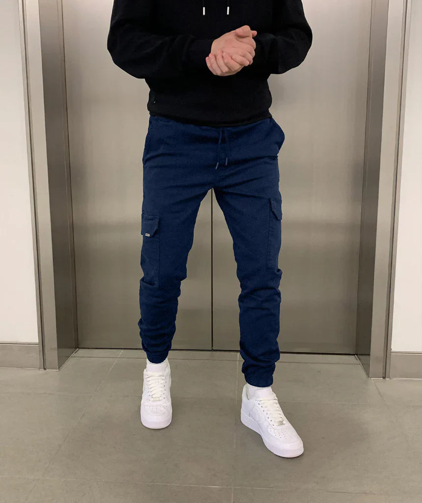 MARIO™ | PANTALONI CARGO CON FONDO ELASTICIZZATO