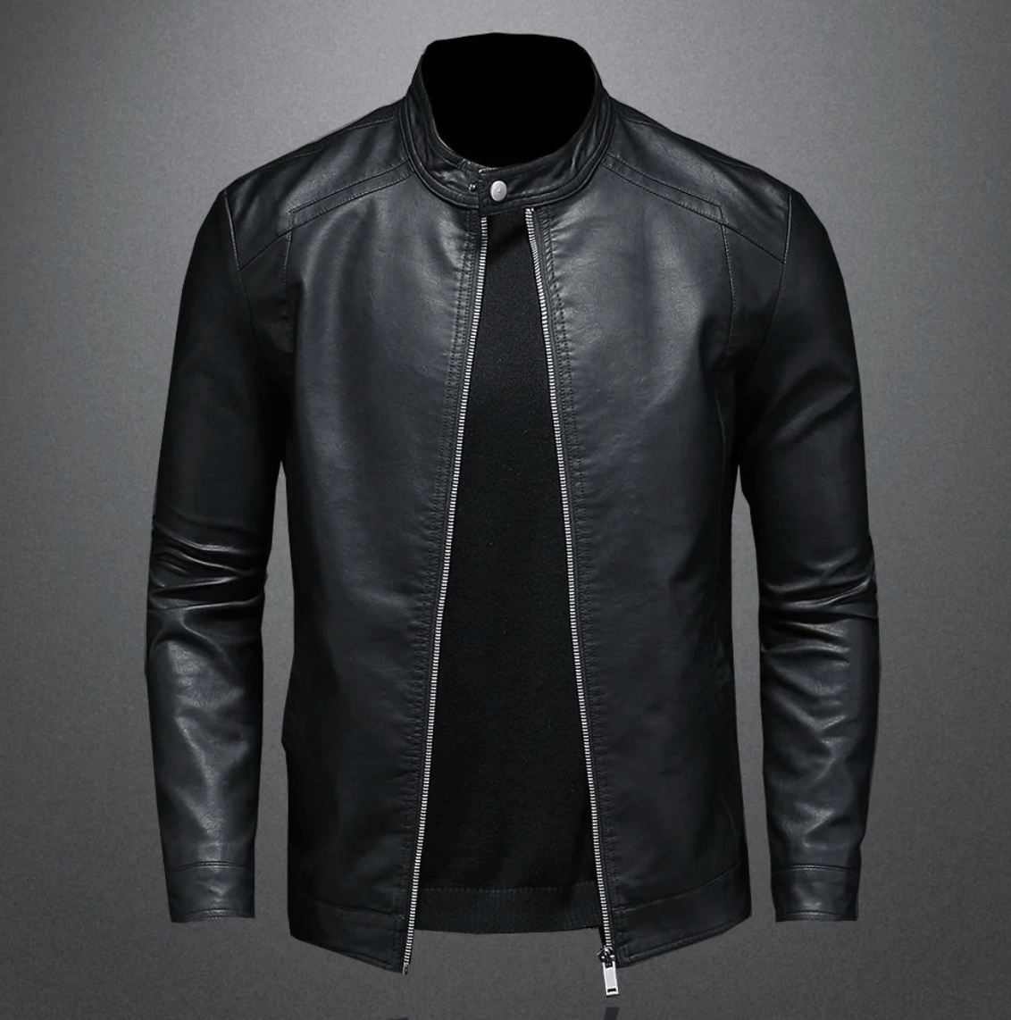 ANSELMO™ - GIACCA DI PELLE CLASSICA