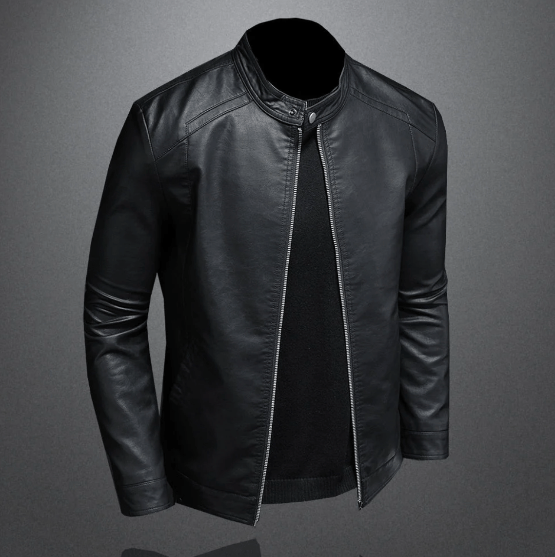 ANSELMO™ - GIACCA DI PELLE CLASSICA