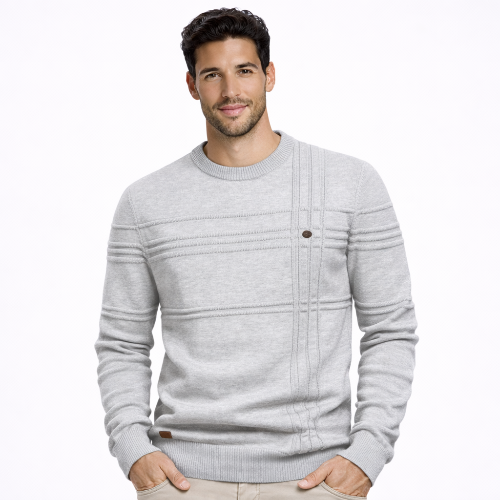 MAURO™ | MAGLIA ELEGANTE CON MOTIVO A QUADRI