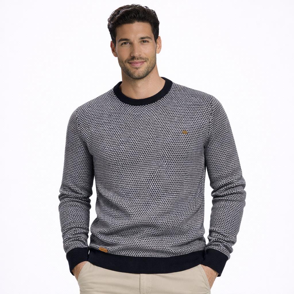 STEFANO™ | MAGLIONE CON MOTIVO A ROMBI