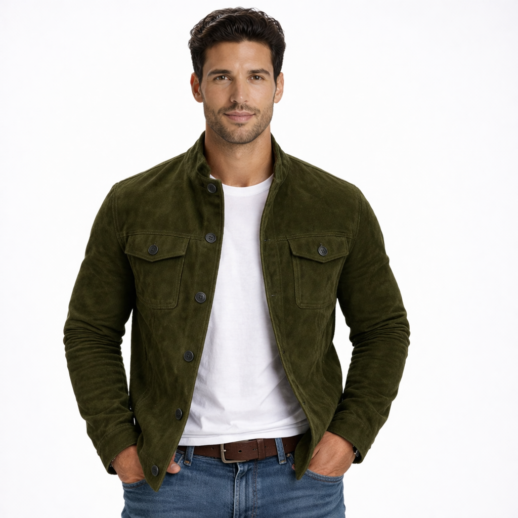 BRUNO™ | GIACCA SCAMOSCIATA ELEGANTE
