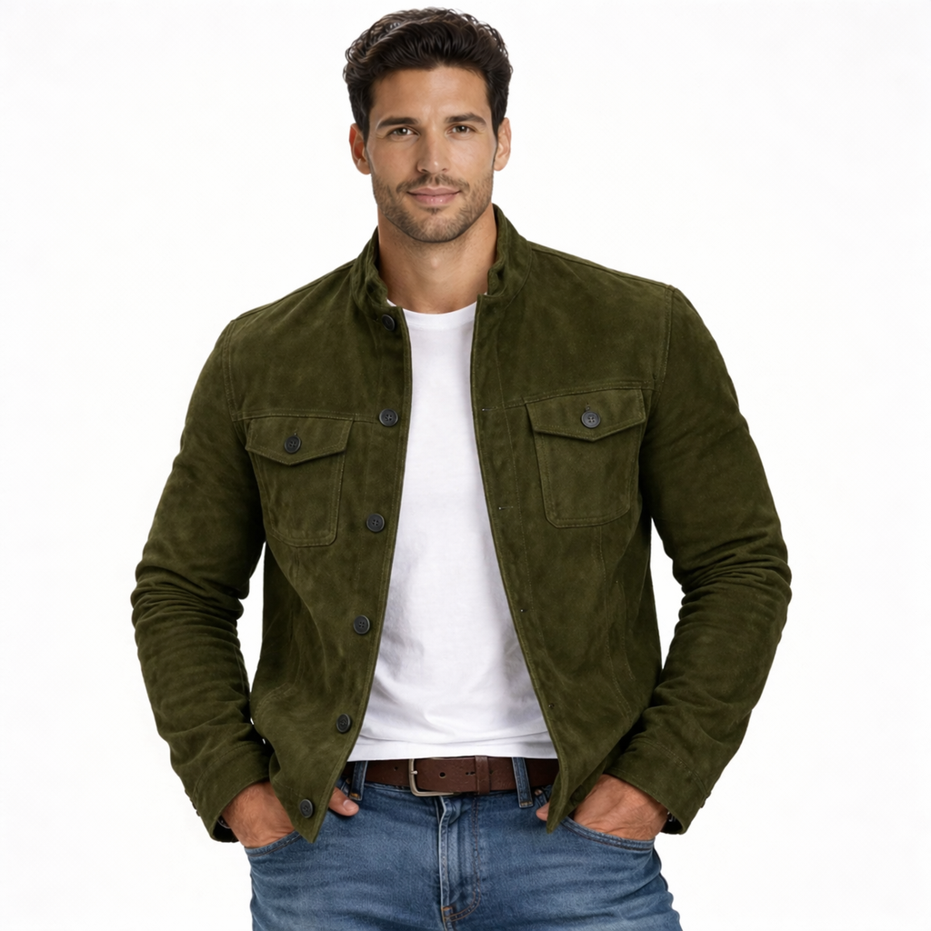 BRUNO™ | GIACCA SCAMOSCIATA ELEGANTE