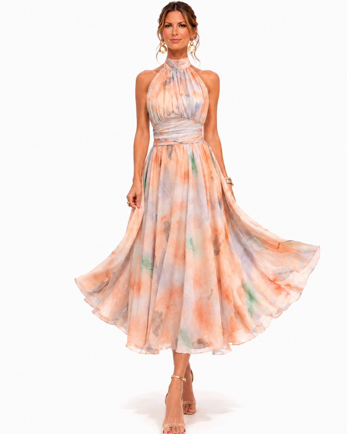 MELISSA™ | ABITO HALTER IN SATIN ELEGANZA SENZA TEMPO