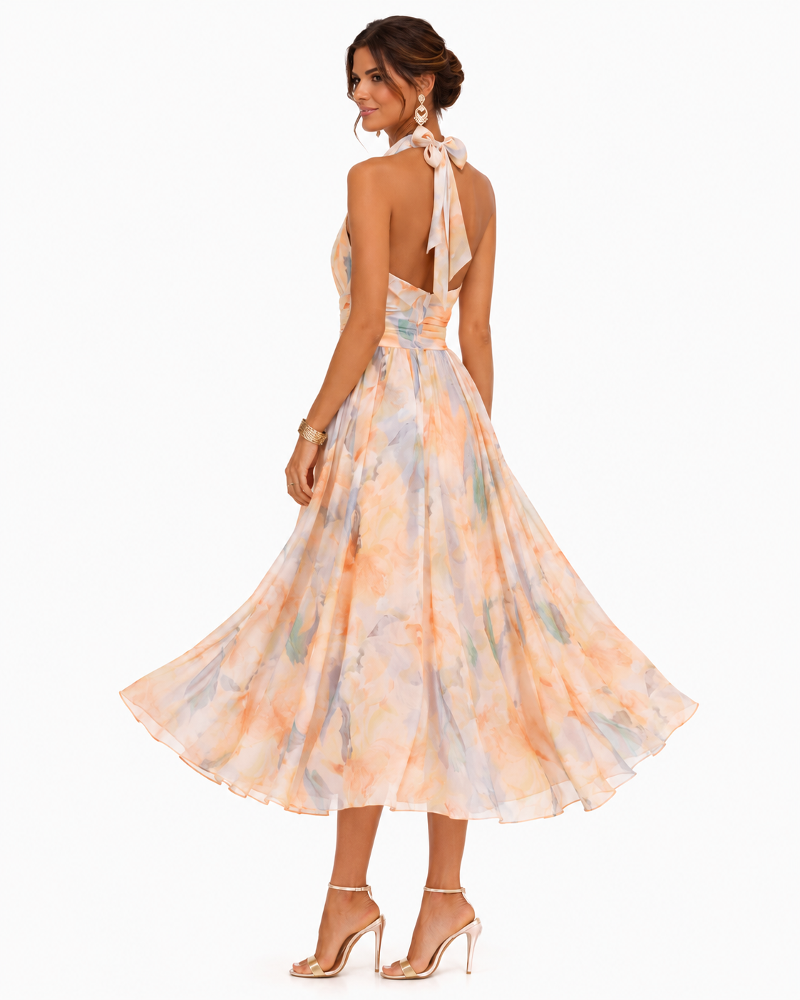 MELISSA™ | ABITO HALTER IN SATIN ELEGANZA SENZA TEMPO