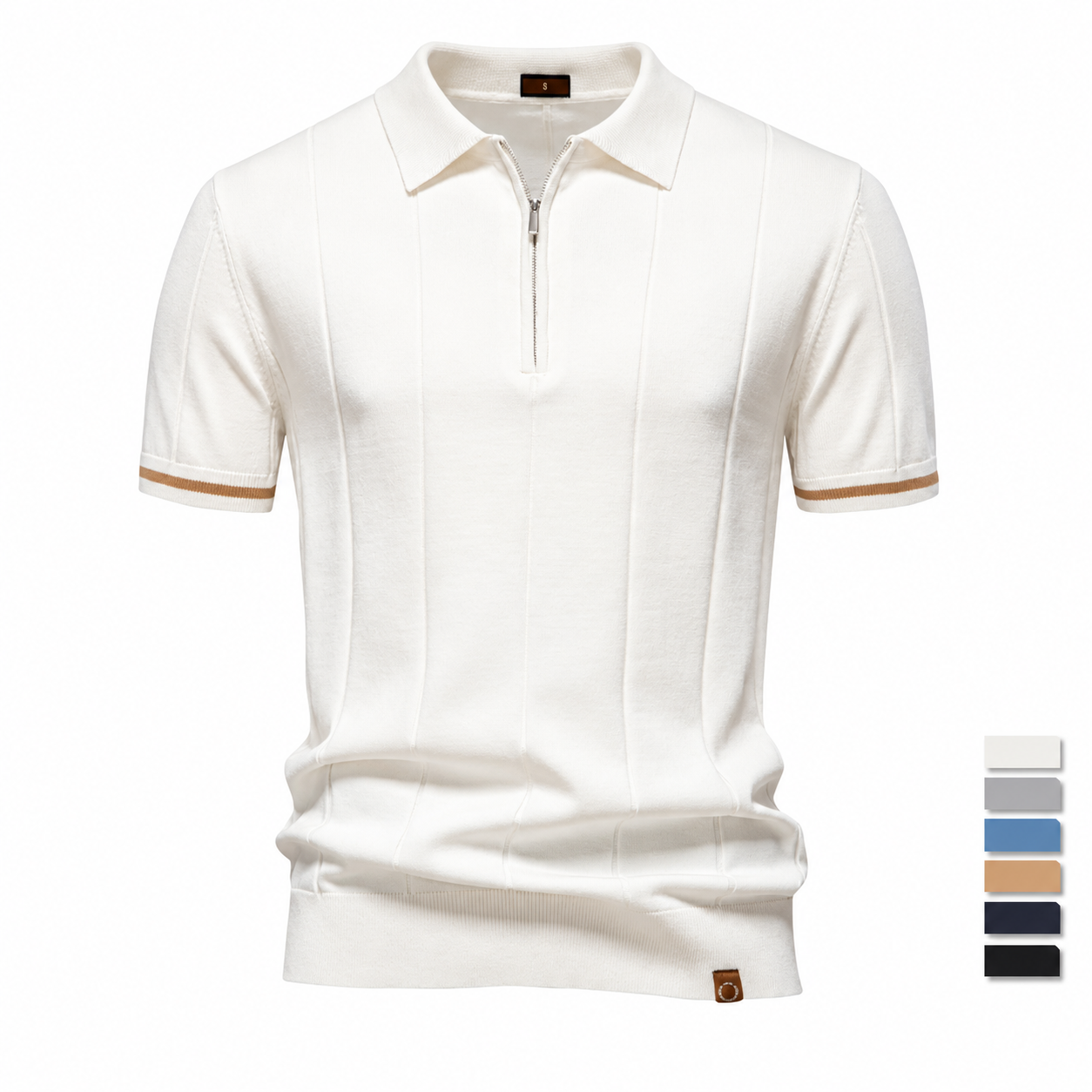 NICOLA™ | POLO SPORTIVA SLIM FIT CON ZIP