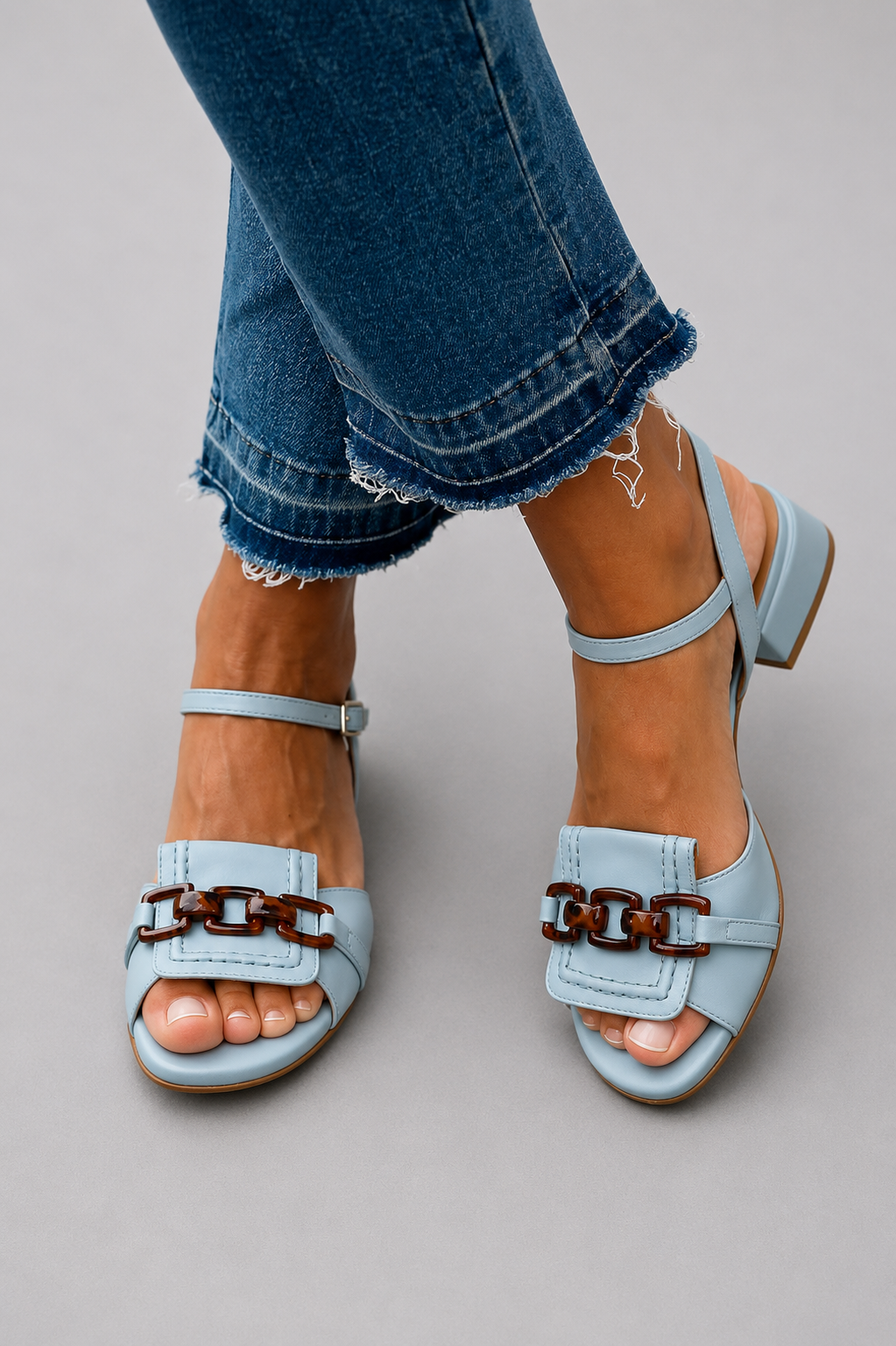 MIRIAM™ | SANDALI ELEGANTI COSTIERI AZZURRI