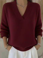 ZELIA™ | MAGLIONE SCOLLO A V