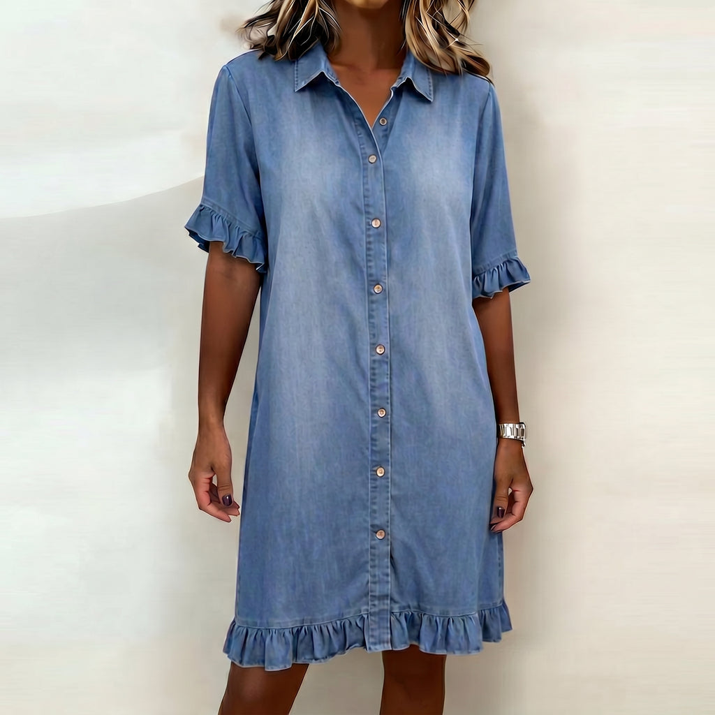 MARTINA™ | ABITO IN DENIM COMODO ED ELEGANTE