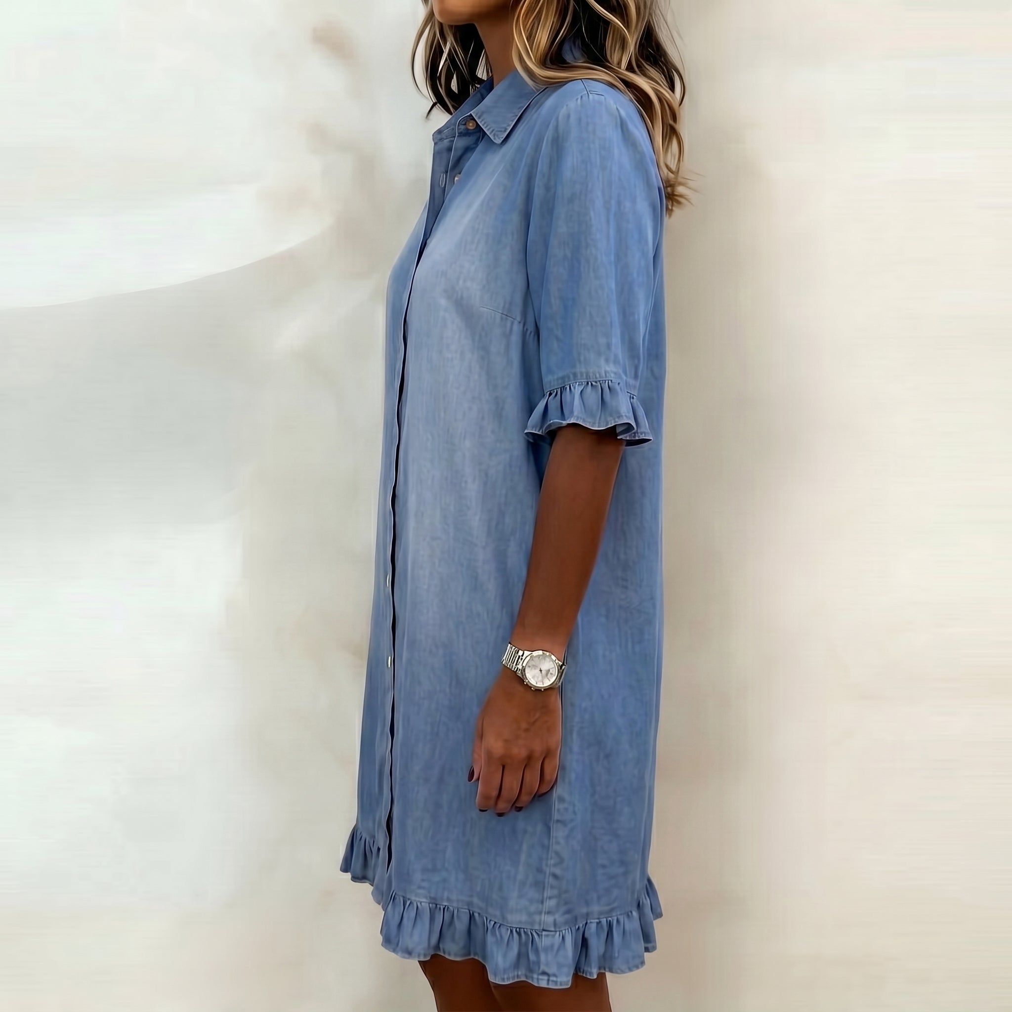 MARTINA™ | ABITO IN DENIM COMODO ED ELEGANTE