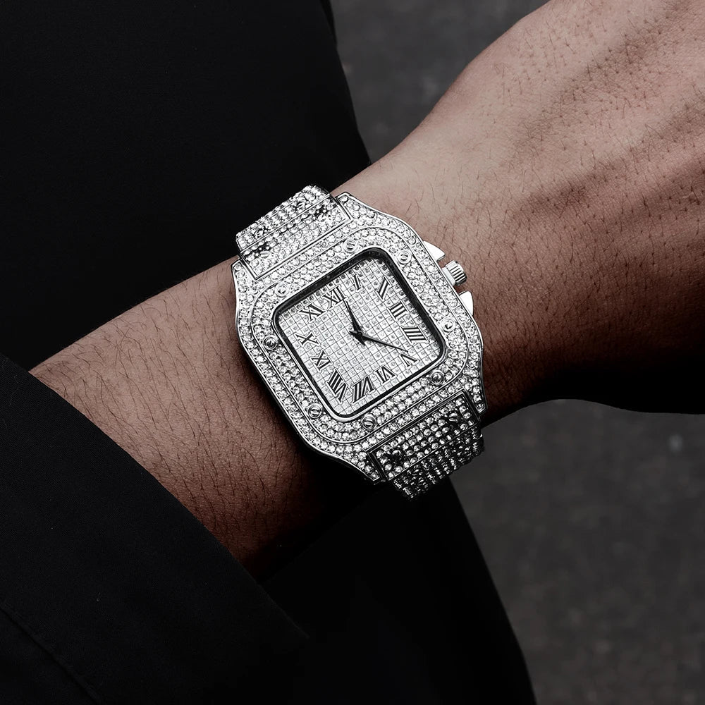 Kingston Iced Square Watch