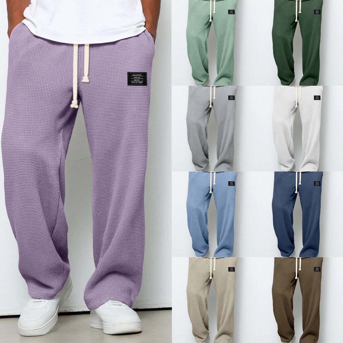 CARLO™ | PANTALONI DAL TAGLIO AMPIO CON FASCIA IN VITA