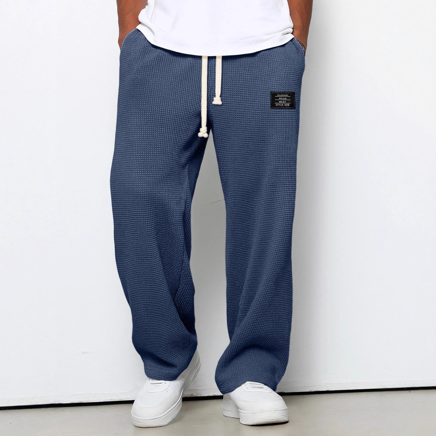 CARLO™ | PANTALONI DAL TAGLIO AMPIO CON FASCIA IN VITA