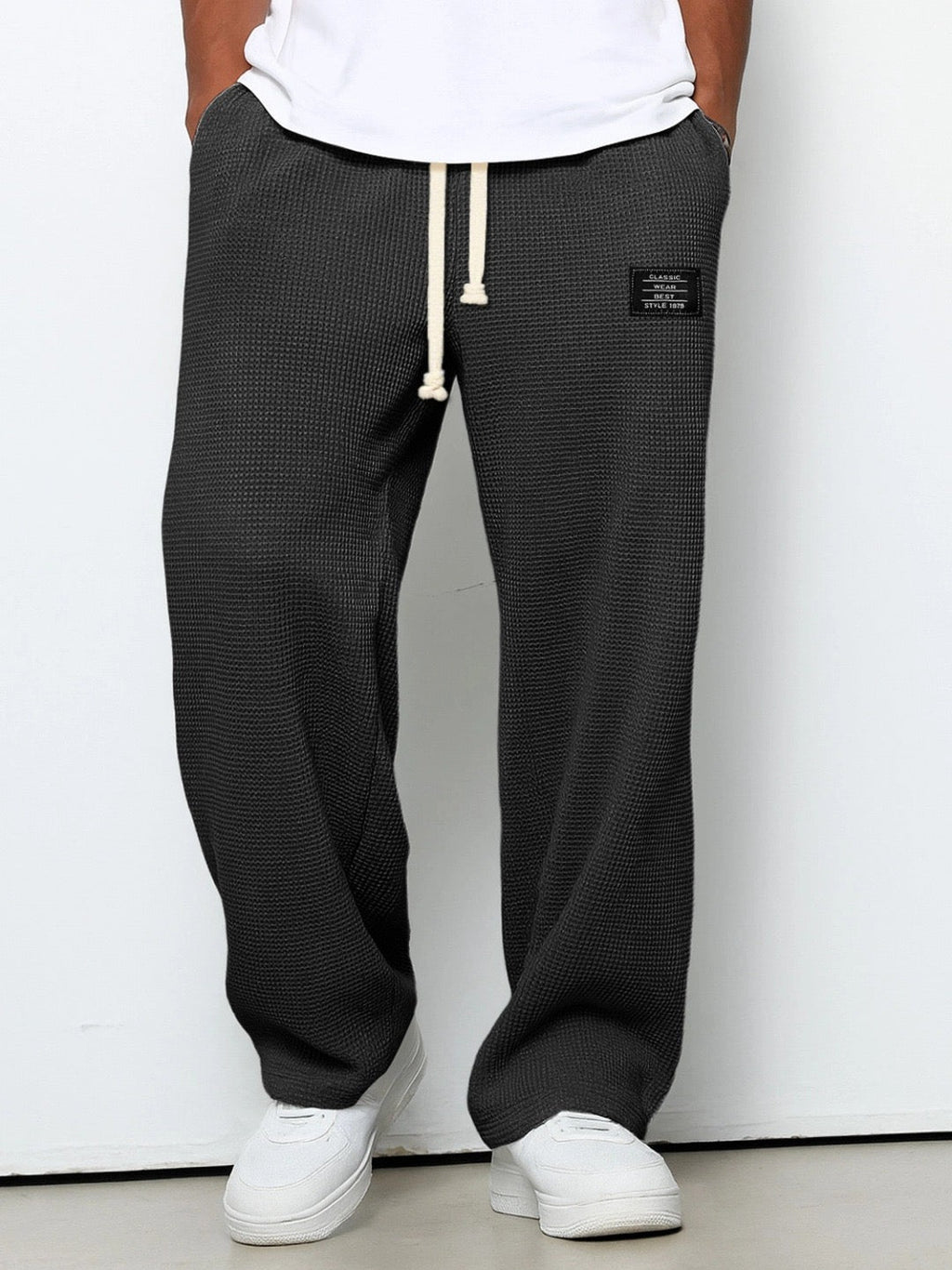 CARLO™ | PANTALONI DAL TAGLIO AMPIO CON FASCIA IN VITA