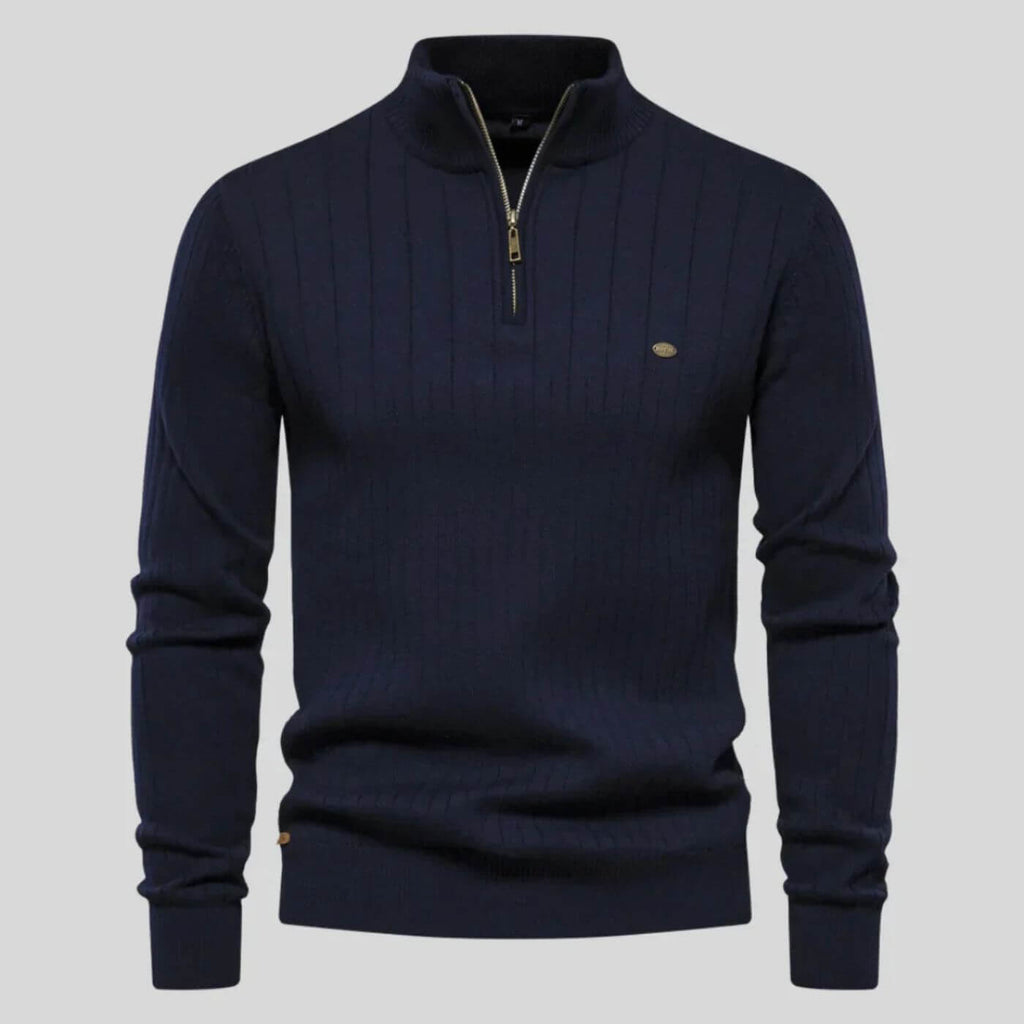 FEDERICO™ | MAGLIONE A COLLO ALTO CON CERNIERA