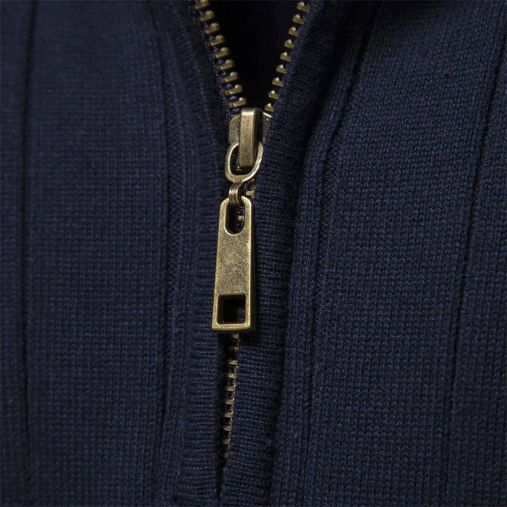 FEDERICO™ | MAGLIONE A COLLO ALTO CON CERNIERA