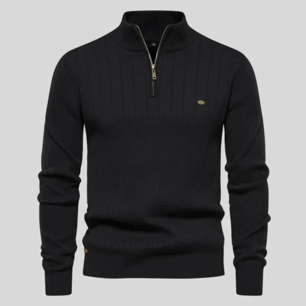FEDERICO™ | MAGLIONE A COLLO ALTO CON CERNIERA