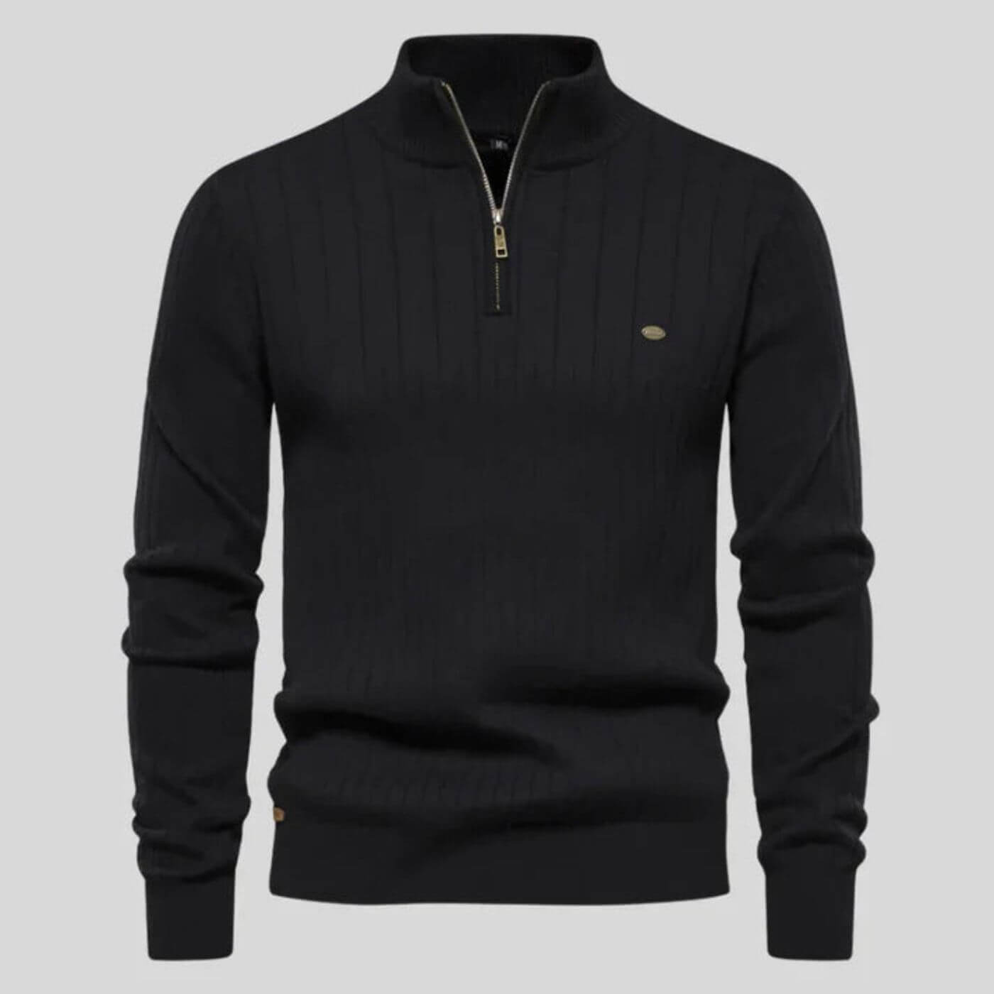 FEDERICO™ | MAGLIONE A COLLO ALTO CON CERNIERA