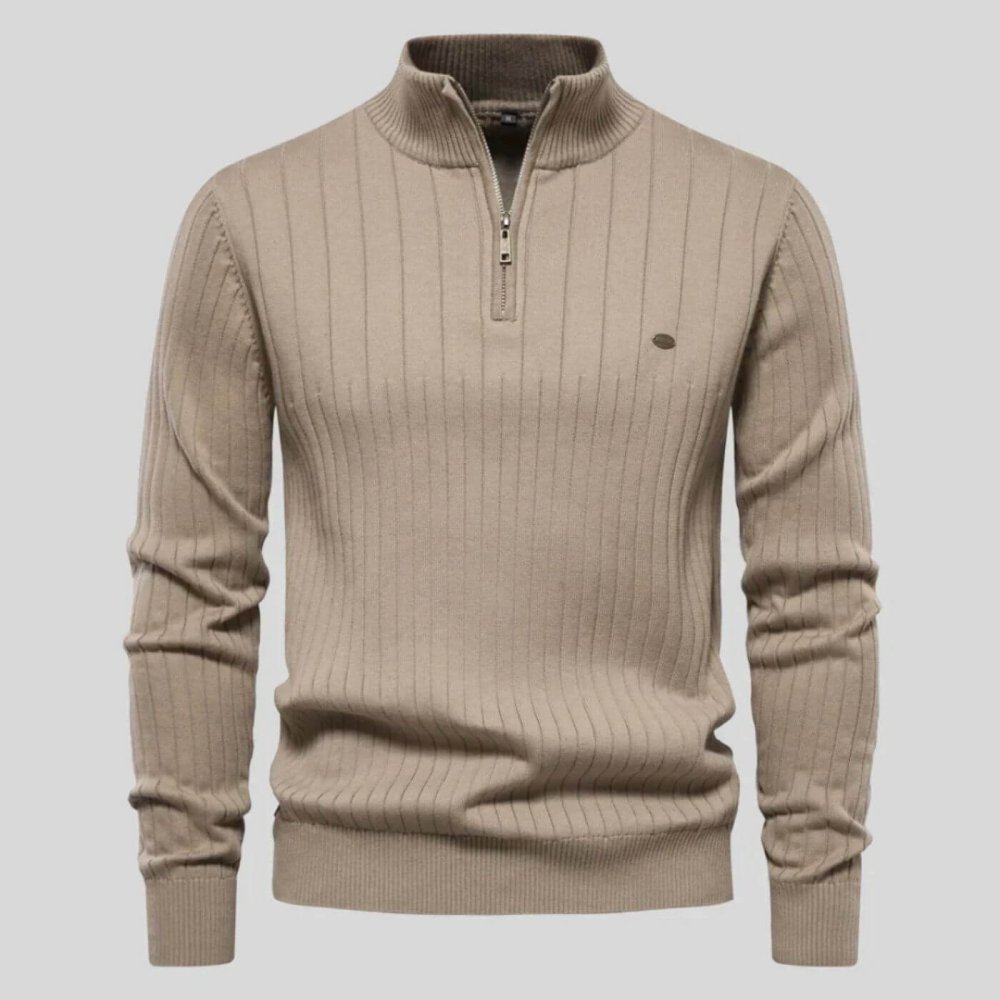 FEDERICO™ | MAGLIONE A COLLO ALTO CON CERNIERA