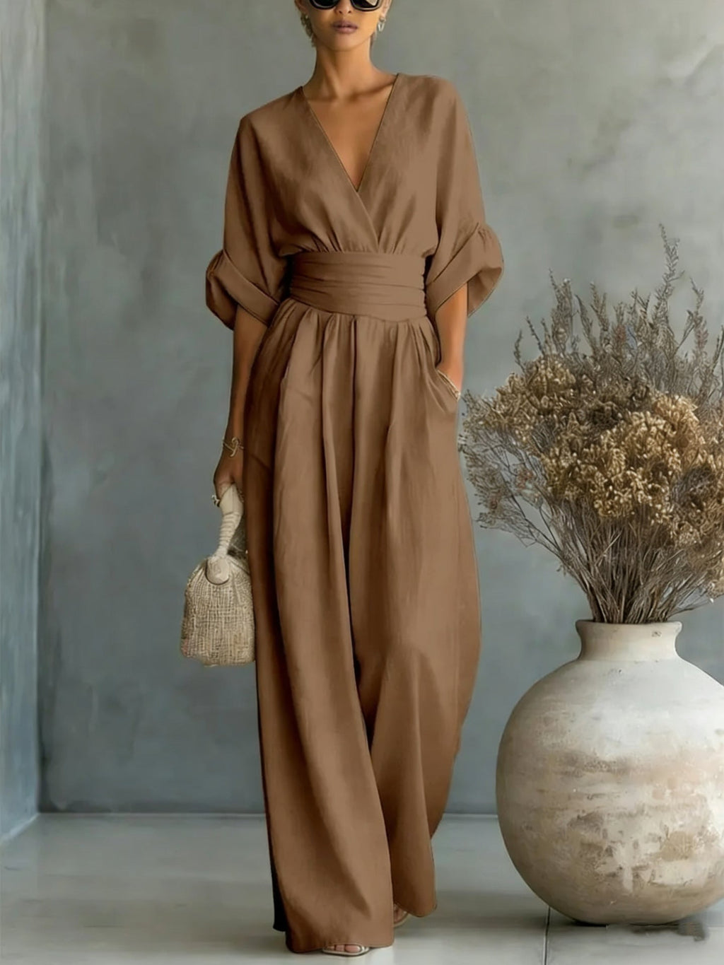 TIZIANA™ | ABITO ELEGANTE SCOLLO A V CON SCHIENA NUDA
