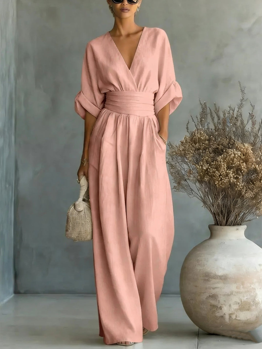 TIZIANA™ | ABITO ELEGANTE SCOLLO A V CON SCHIENA NUDA