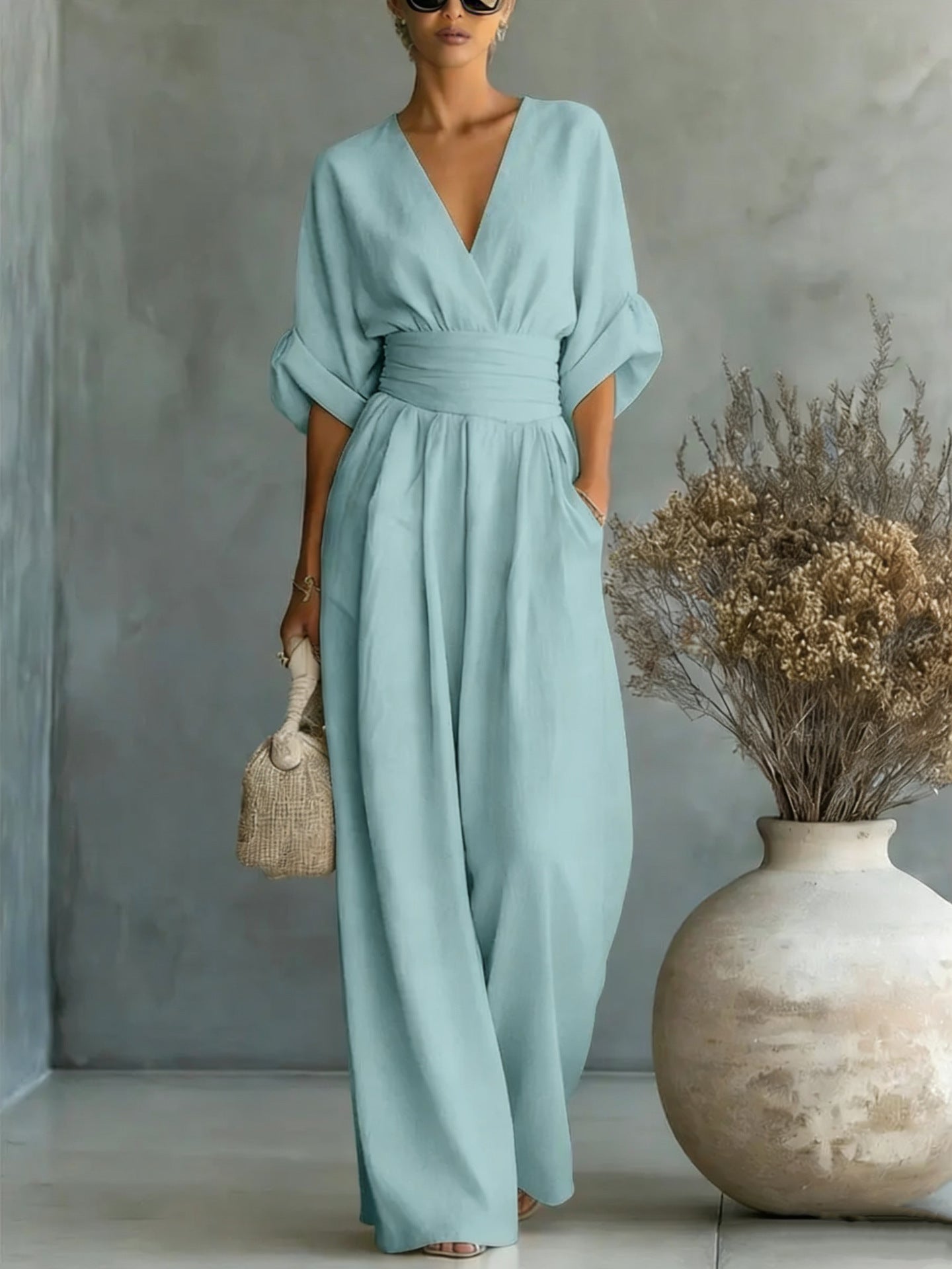 TIZIANA™ | ABITO ELEGANTE SCOLLO A V CON SCHIENA NUDA