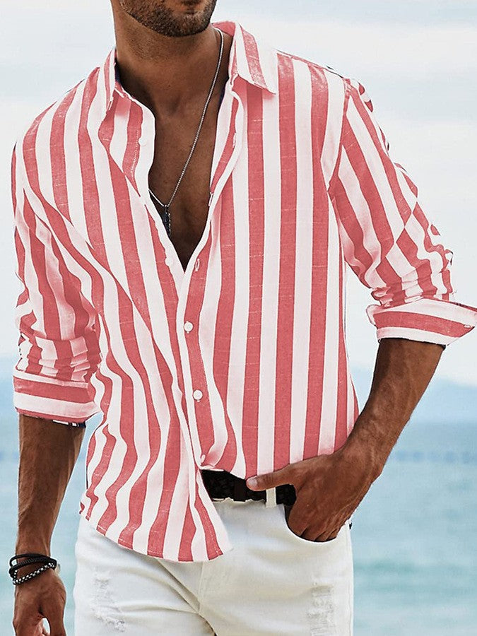 PIERO™ | CAMICIA A RIGHE STILE RIVIERA
