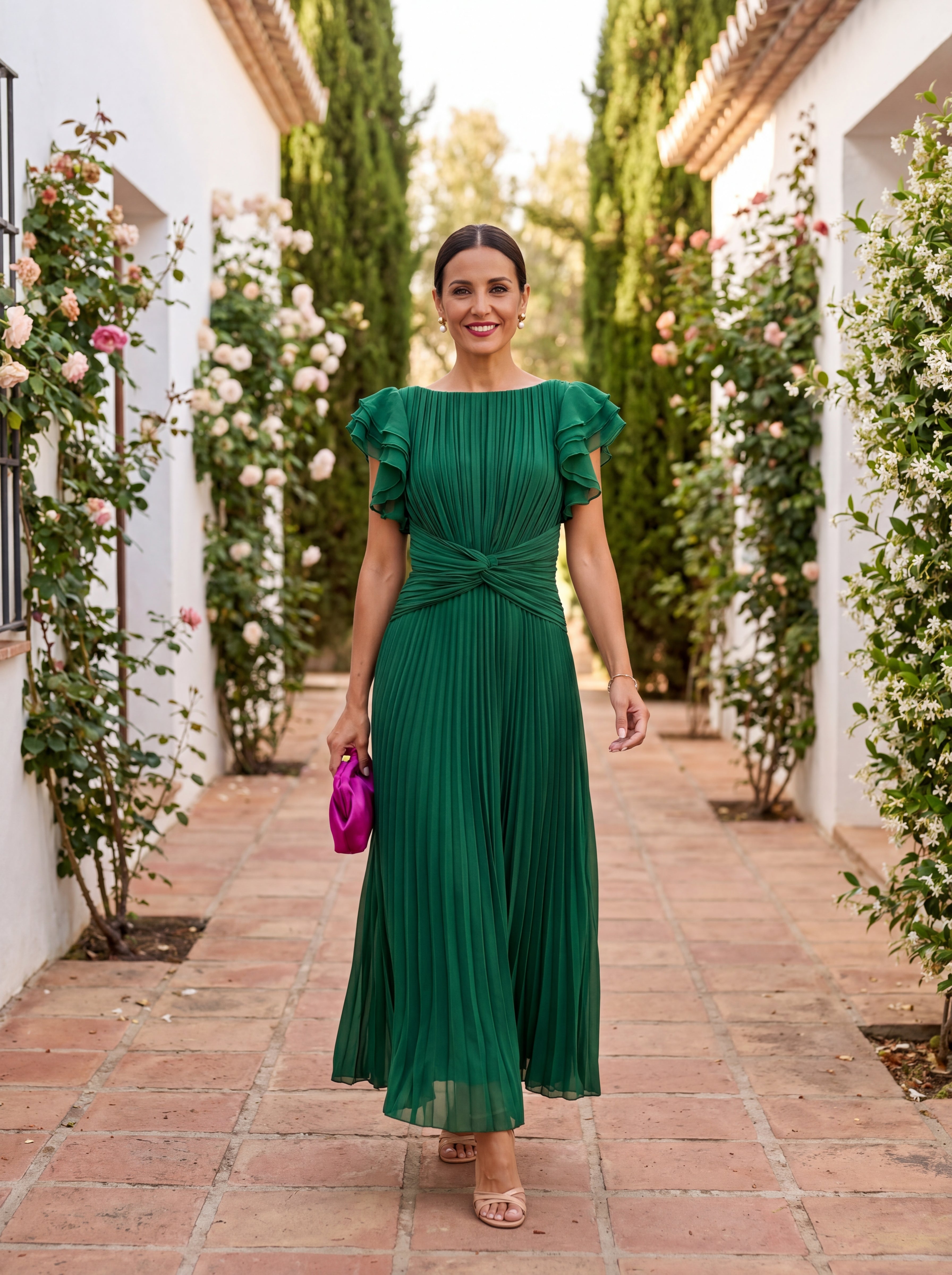 LAVINIA™ | ABITO ELEGANTE PLISSETTATO IN TULLE