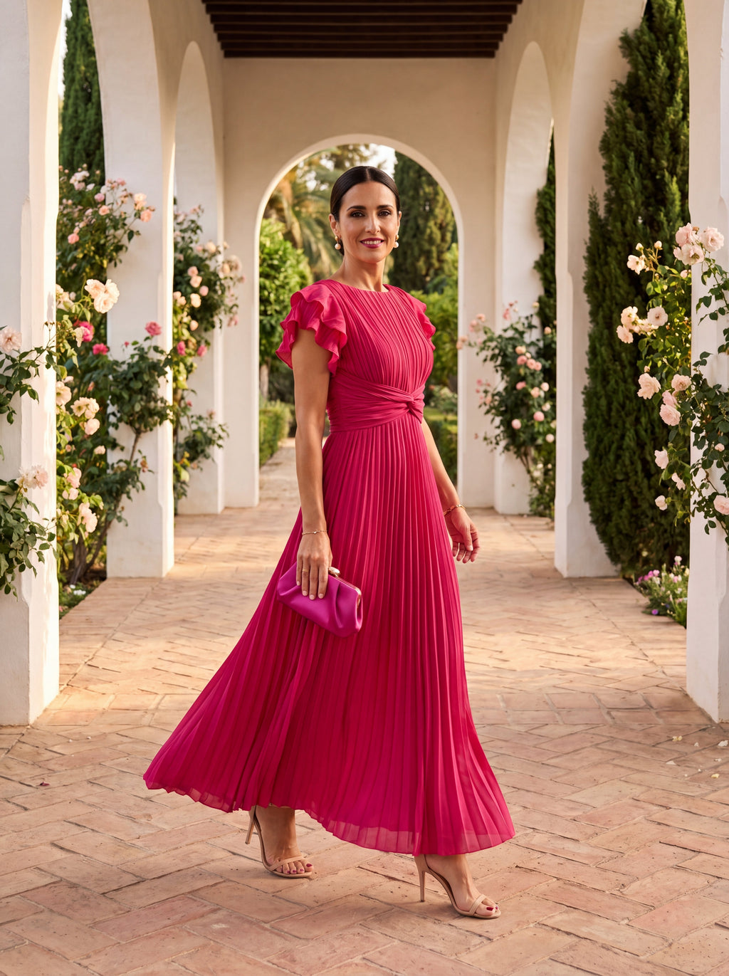 LAVINIA™ | ABITO ELEGANTE PLISSETTATO IN TULLE