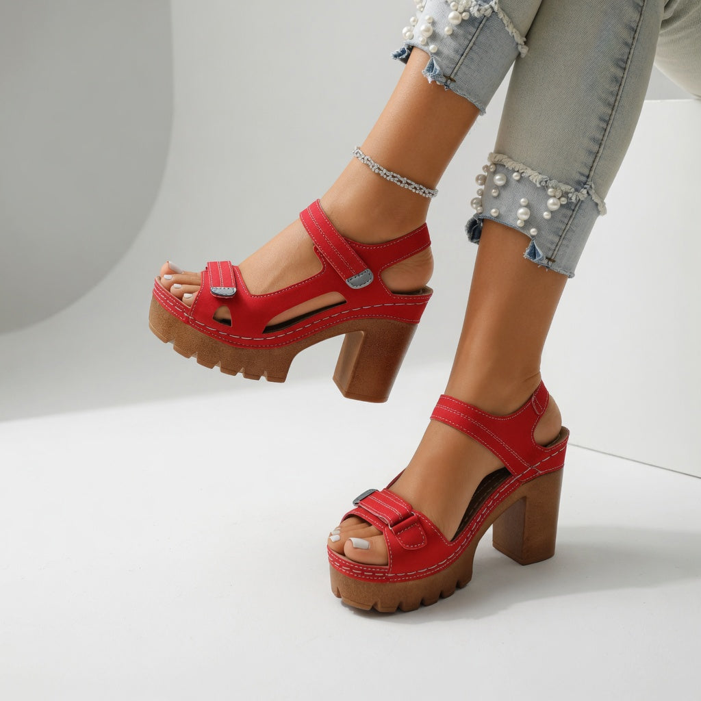 SERENA™ | SANDALO CON PLATEAU URBANO ED ELEGANTE