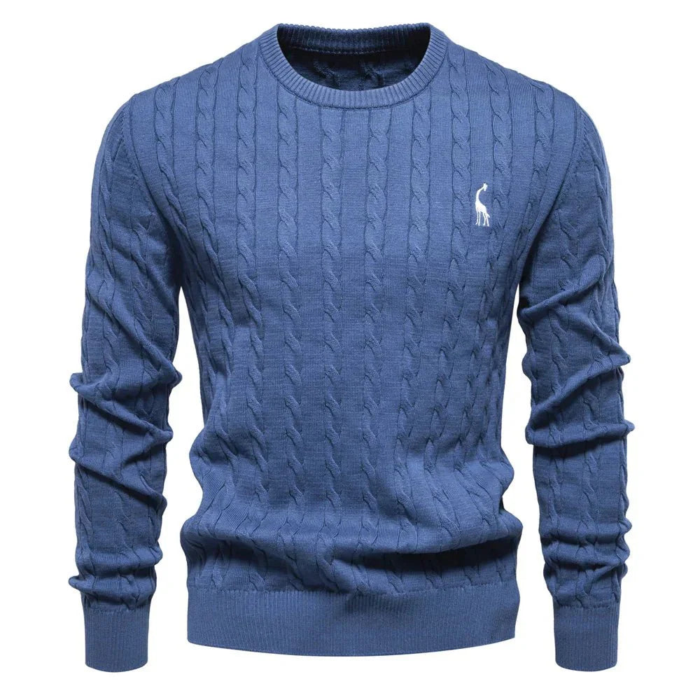 MARCO™ | MAGLIONE CLASSICO IN MAGLIA TRECCIATA