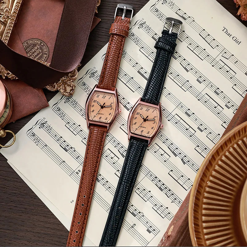 Renée Grace Leather Watch