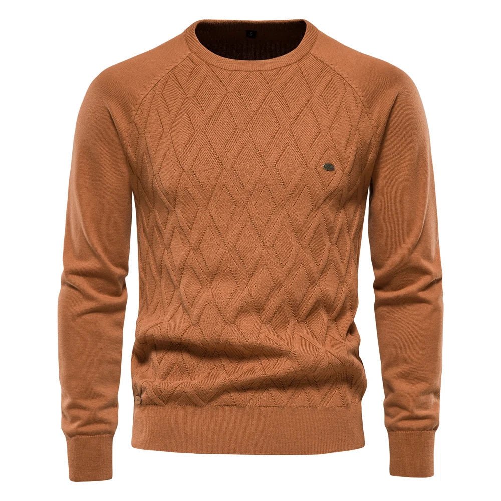 MASSIMO™ | MAGLIA CON FANTASIA A ROMBI