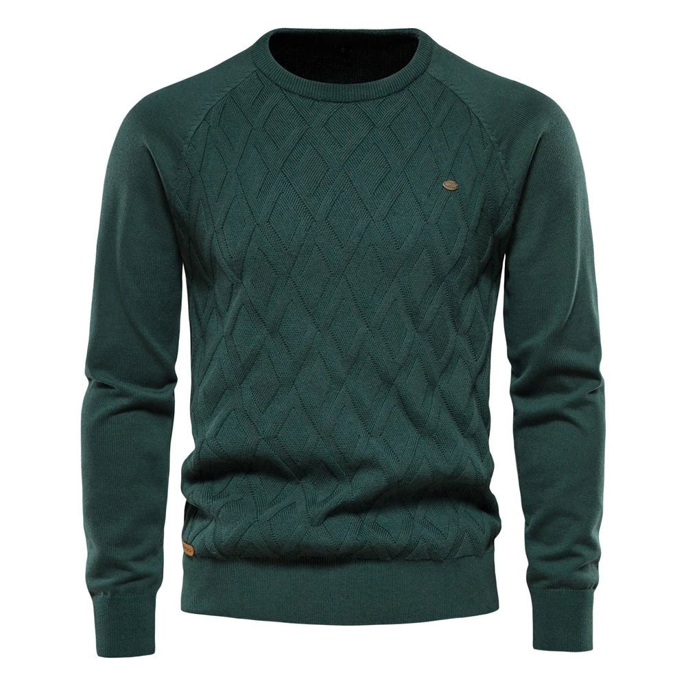 MASSIMO™ | MAGLIA CON FANTASIA A ROMBI