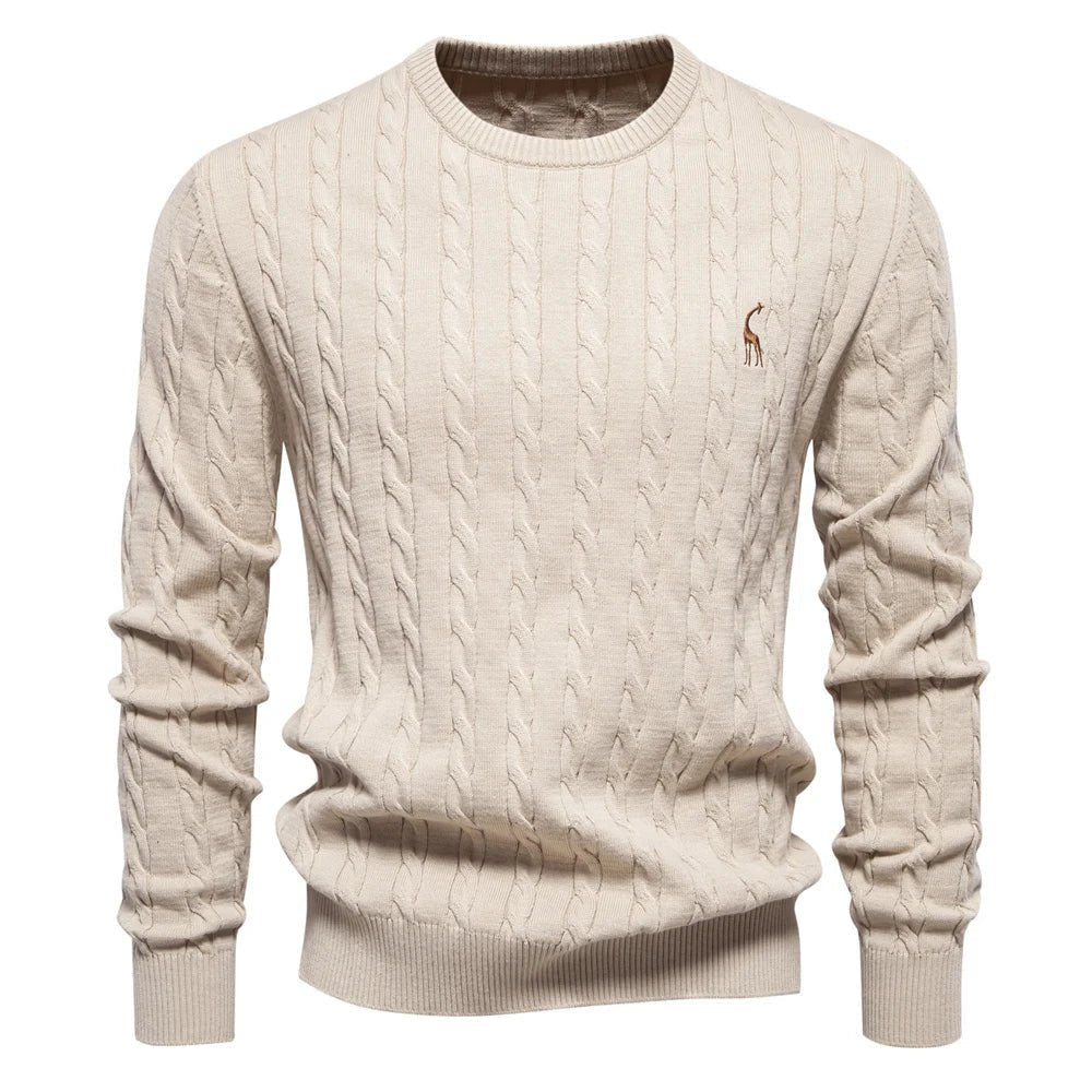 MARCO™ | MAGLIONE CLASSICO IN MAGLIA TRECCIATA
