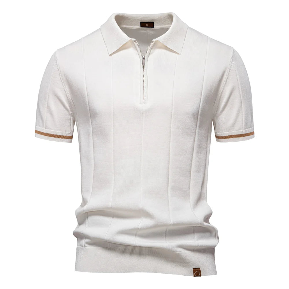 NICOLA™ | POLO SPORTIVA SLIM FIT CON ZIP