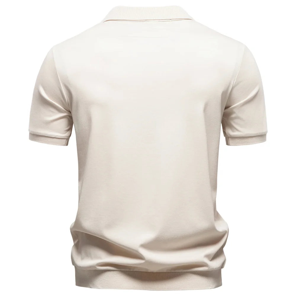BRUNO™ | POLO ELEGANTE DA UOMO IN TESSUTO SETOSO