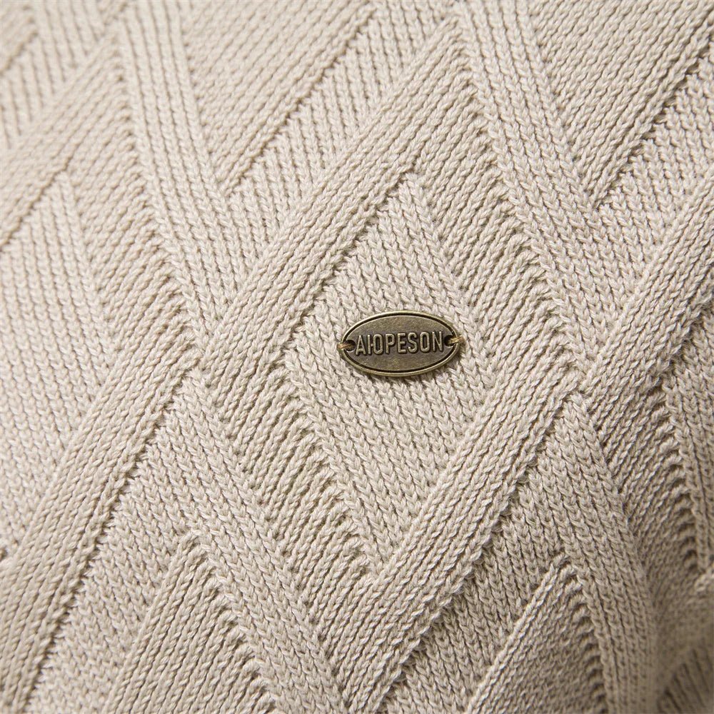 MASSIMO™ | MAGLIA CON FANTASIA A ROMBI